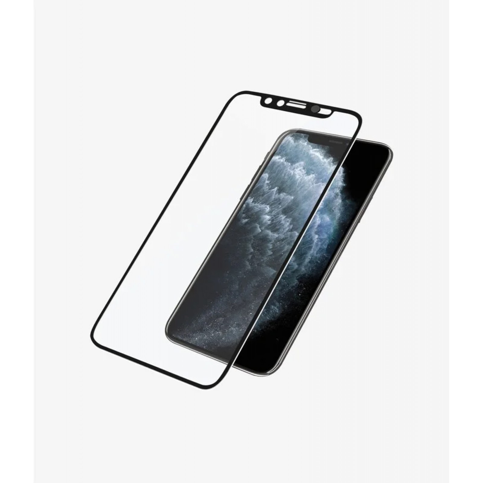 Стъклен протектор PanzerGlass за Apple iPhone X/Xs/11 Pro  Черен