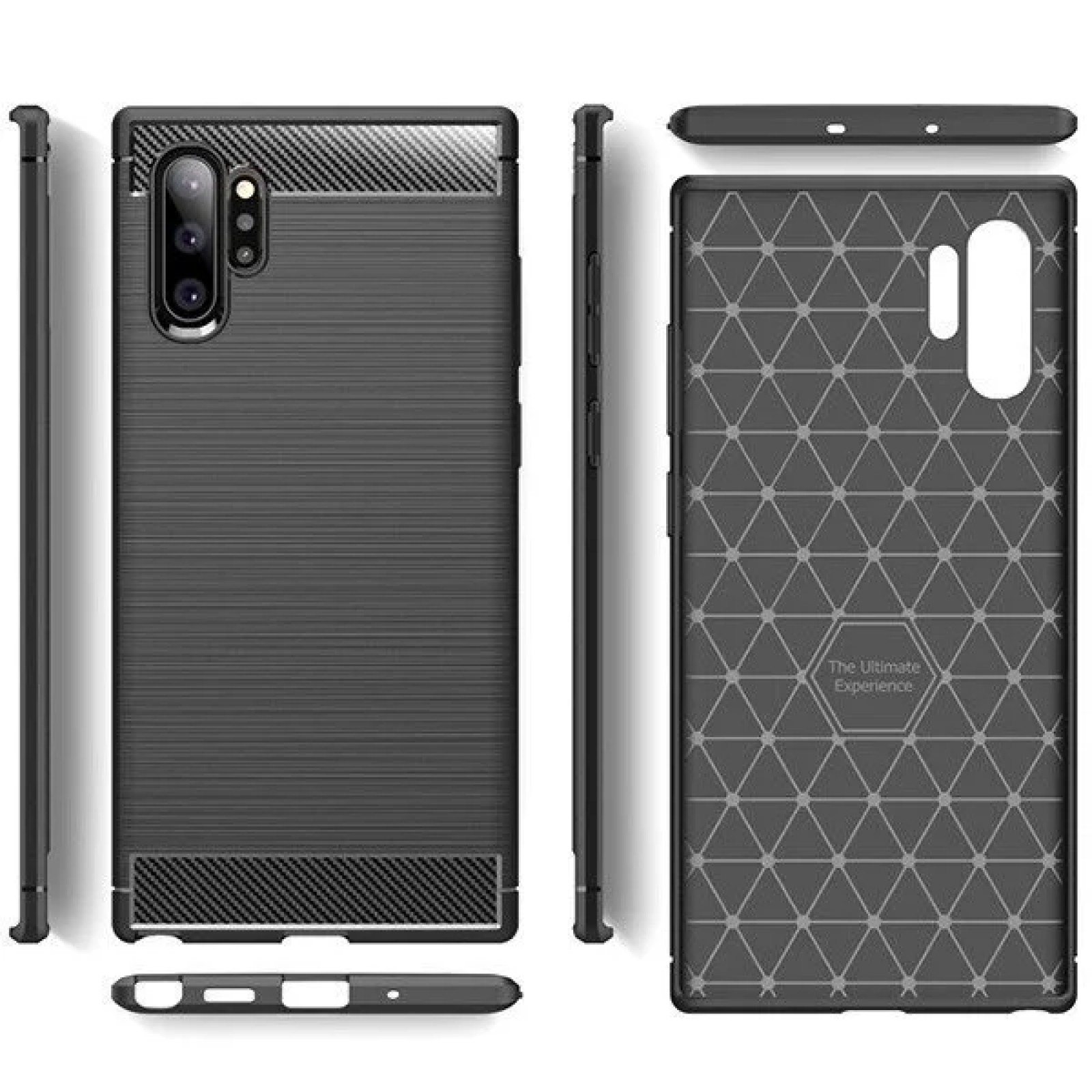 Гръб OEM Carbon  за Samsung Galaxy Note 10 Plus Черен