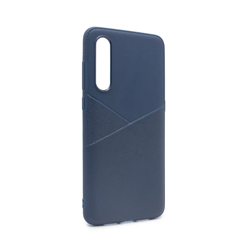 Гръб Teracell Leather за Xiaomi Mi 9 Син