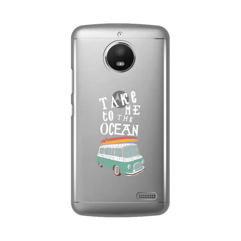 Гръб Teracell Print Skin за Motorola E4 Бял...