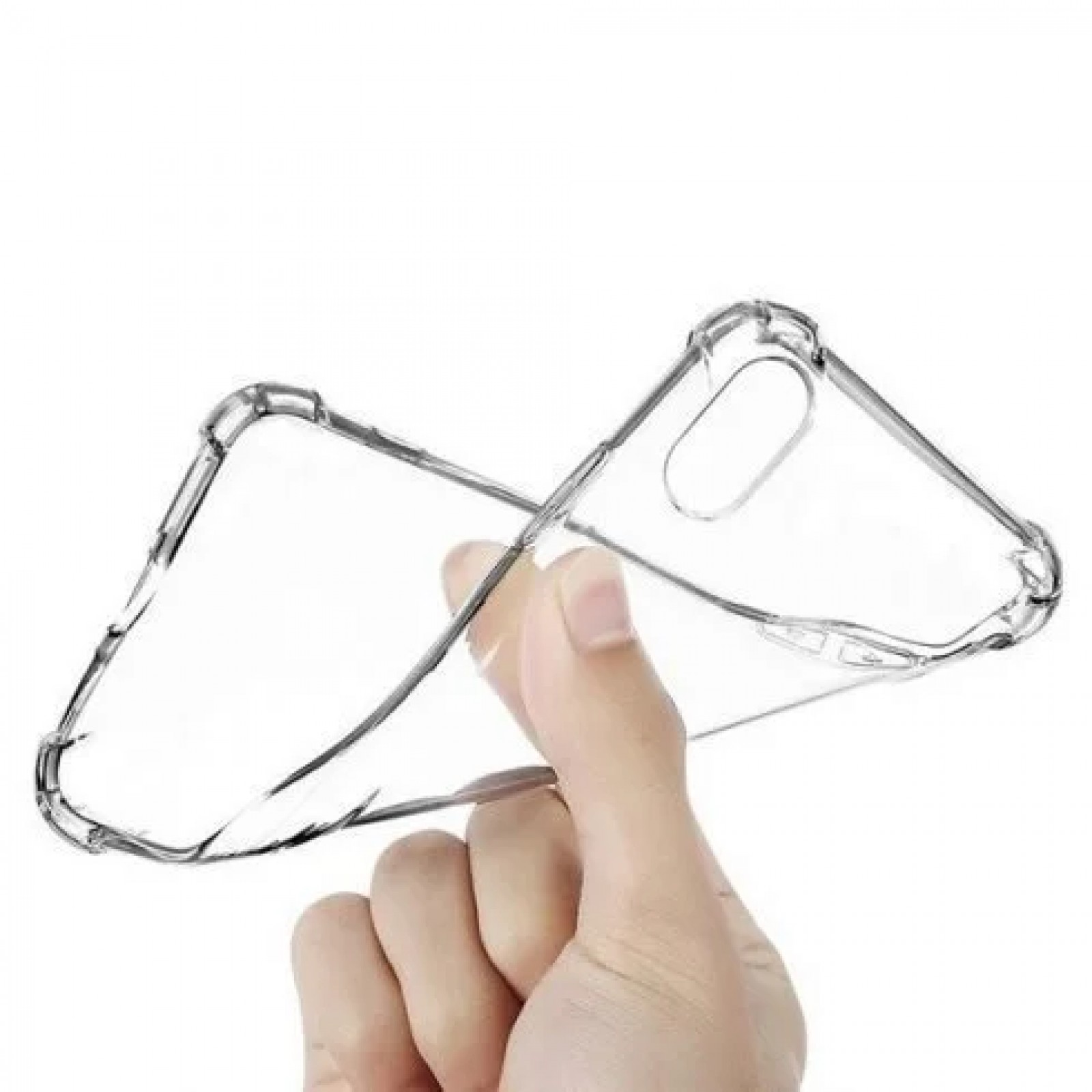 Гръб ANTI SHOCK 0,5mm - Samsung G973 GALAXY S10 Прозрачен