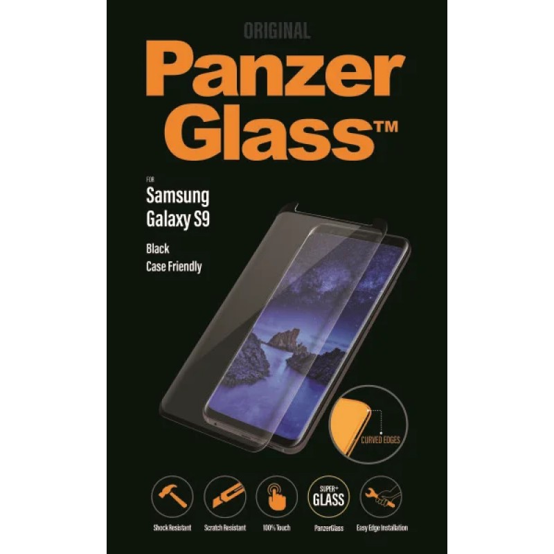 Стъклен протектор PanzerGlass за Samsung Galaxy S9 Case Friendly Privacy Черен/Прозрачен