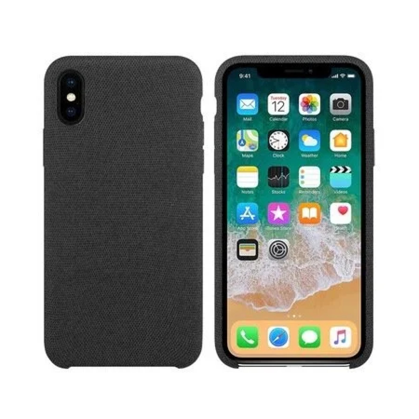 Гръб OEM  за Apple iPhone X/XS Сив