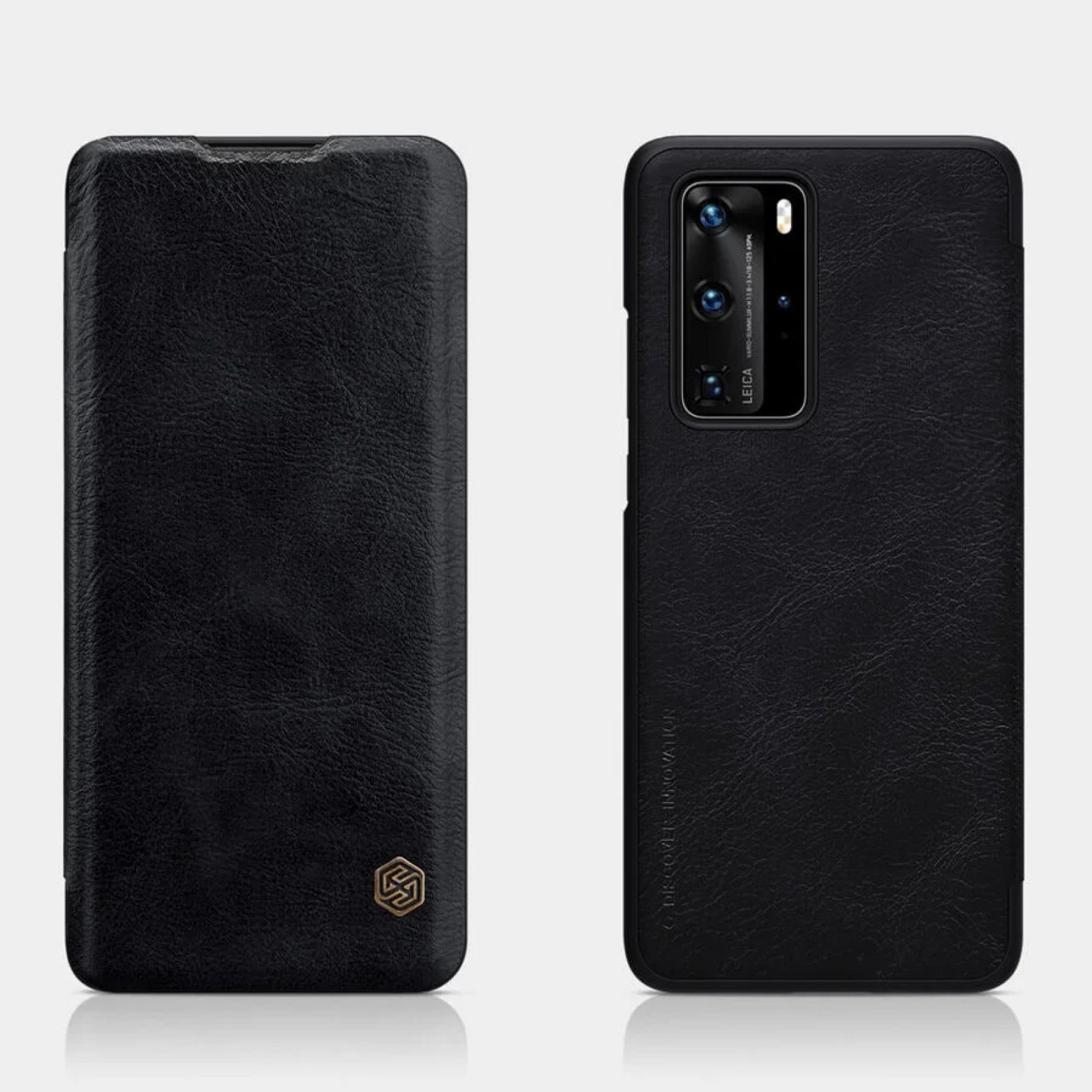 Гръб Nillkin Qin за Huawei/ Honor P40 Pro Черен