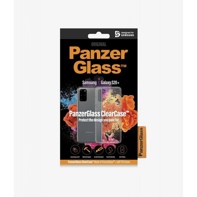 Гръб PanzerGlass ClearCase за Samsung Galaxy S20 Plus Прозрачен