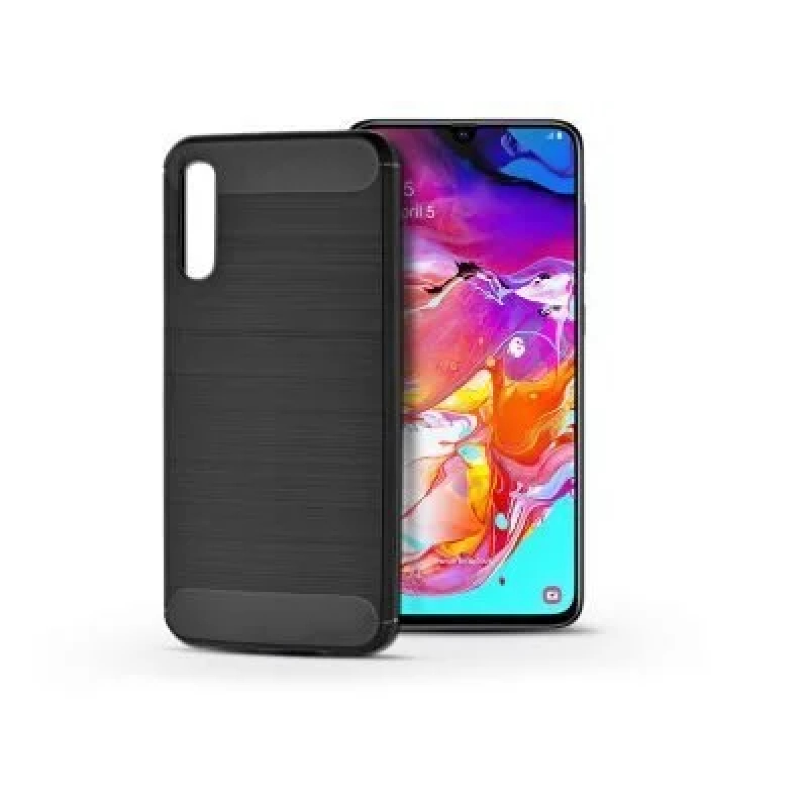 Гръб Forcell Carbon  за Samsung Galaxy A70 Черен