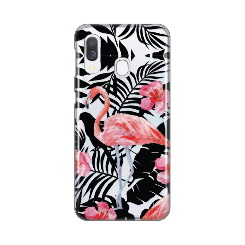 Гръб Teracell Print Skin за Samsung Galaxy A40 Роз...