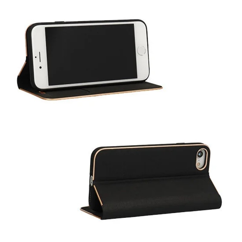 Гръб Vennus Book Case за Huawei/ Honor Y9 (2018) Черен