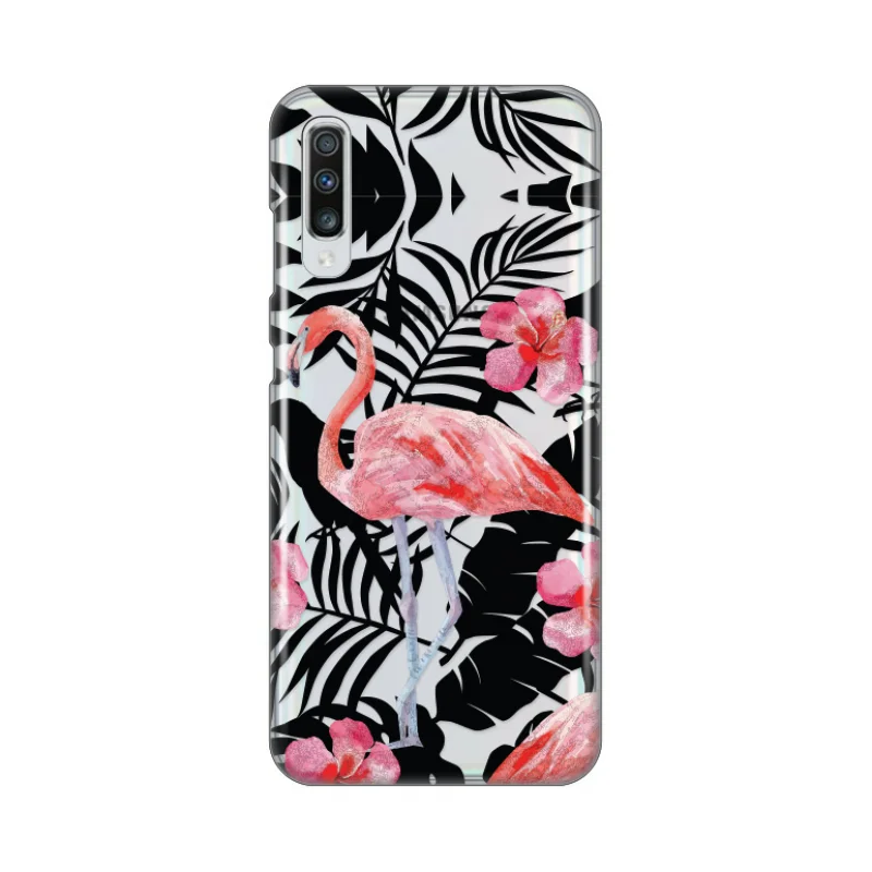 Гръб Teracell Print Skin за Samsung Galaxy A70 Роз...