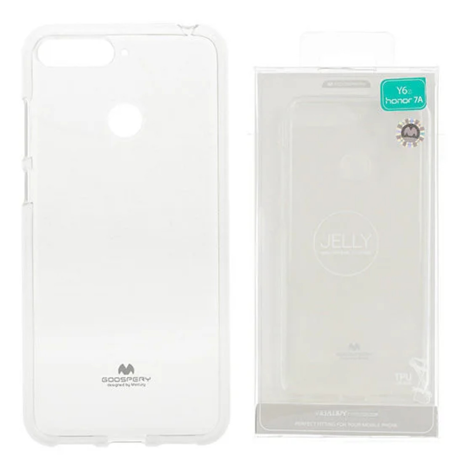 Гръб Mercury  за Huawei/ Honor Y6 2019/Honor 8A Прозрачен