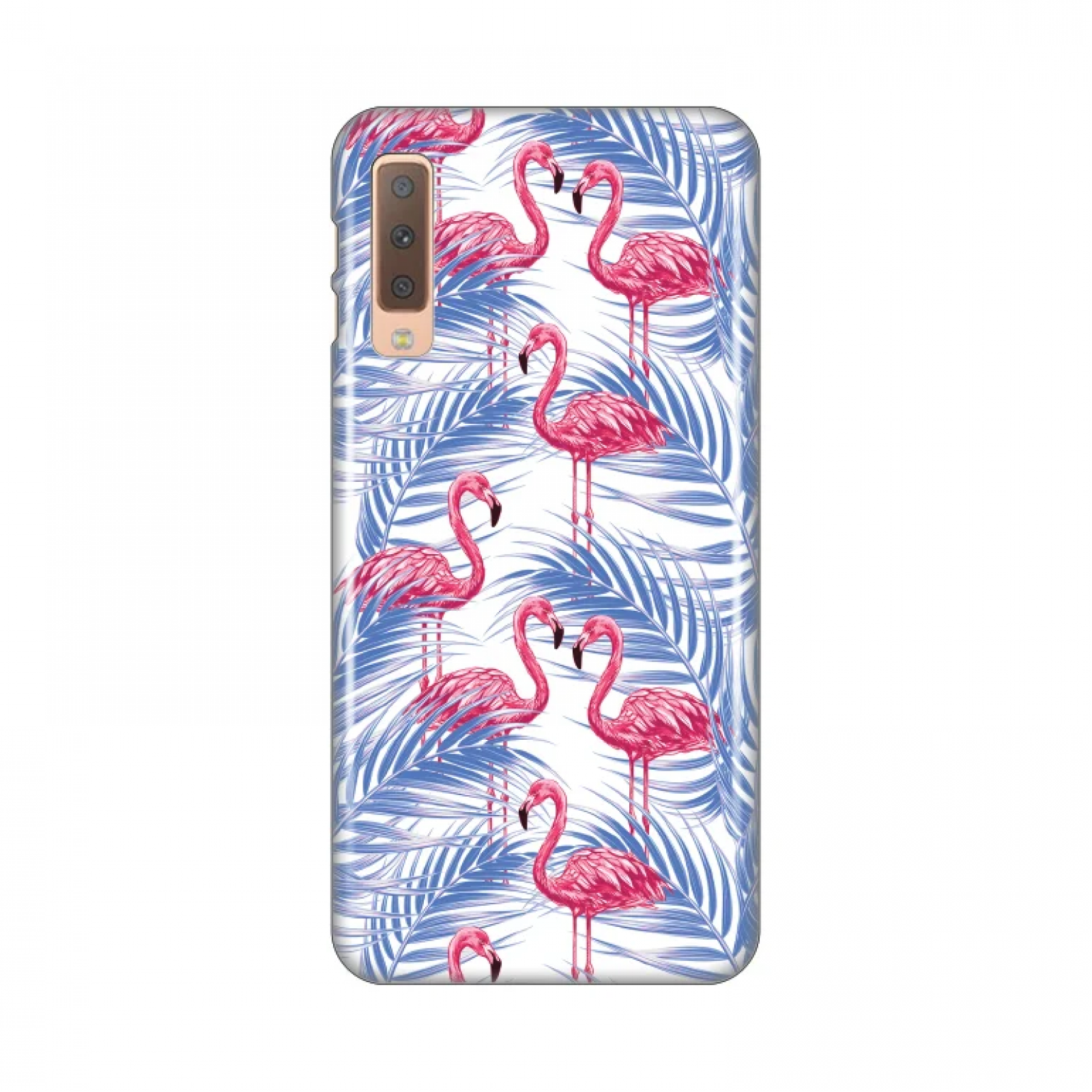 Гръб Teracell Print за Samsung Galaxy A7 (2018) Бял