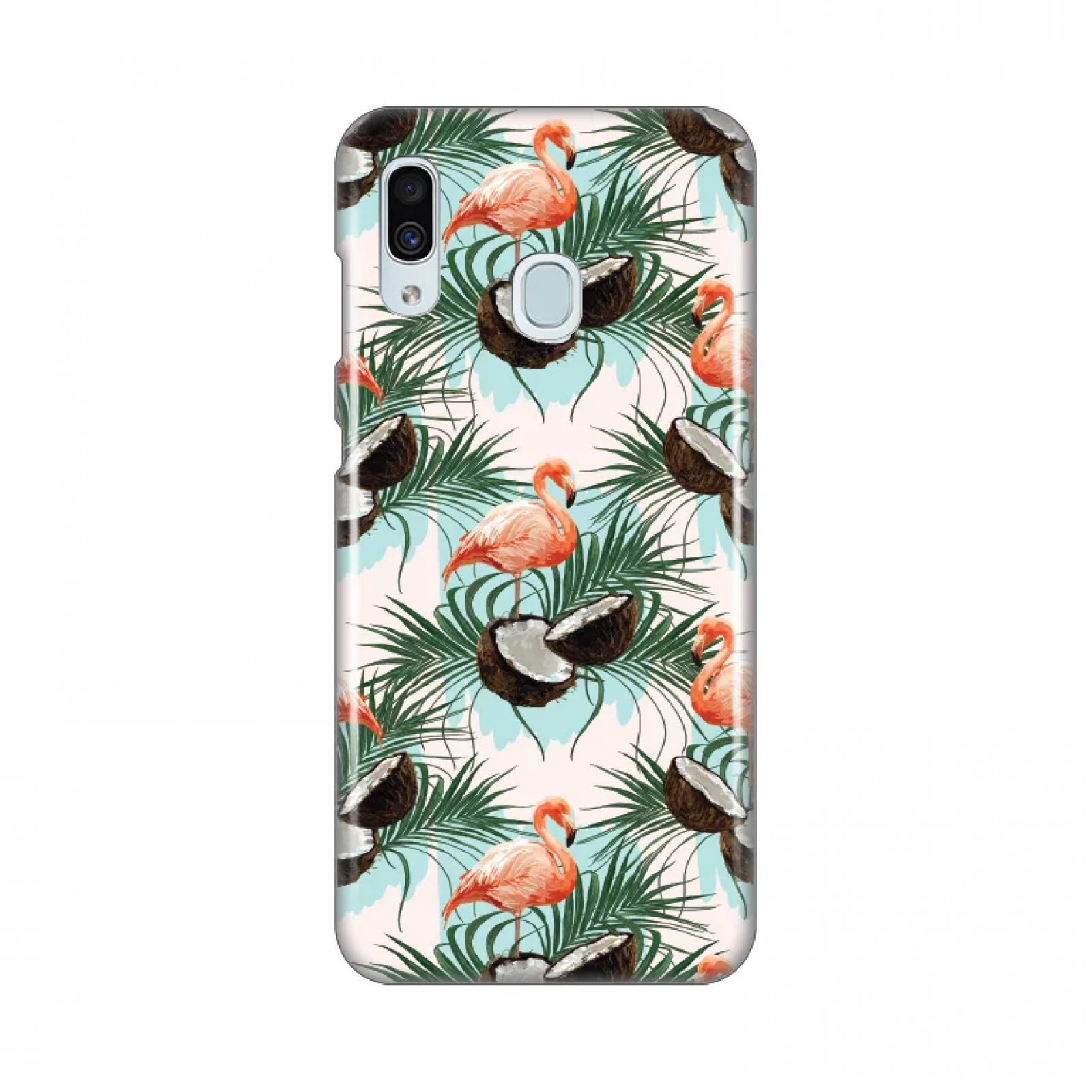 Гръб Teracell Print за Samsung Galaxy A30 Бял