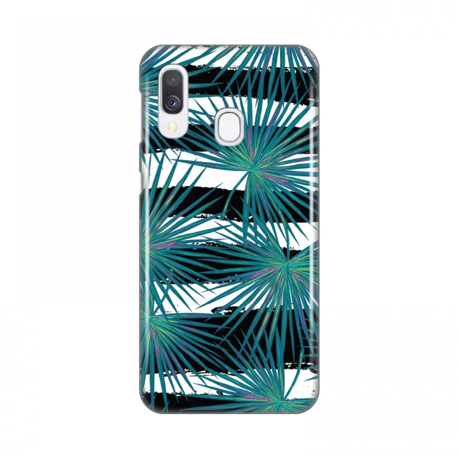 Гръб Teracell Print за Samsung Galaxy A40 Бял
