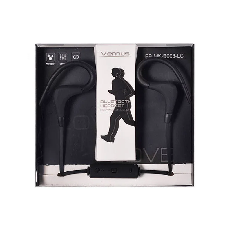 Bluetooth слушалки спортни VENNUS Earphones -  BT-...