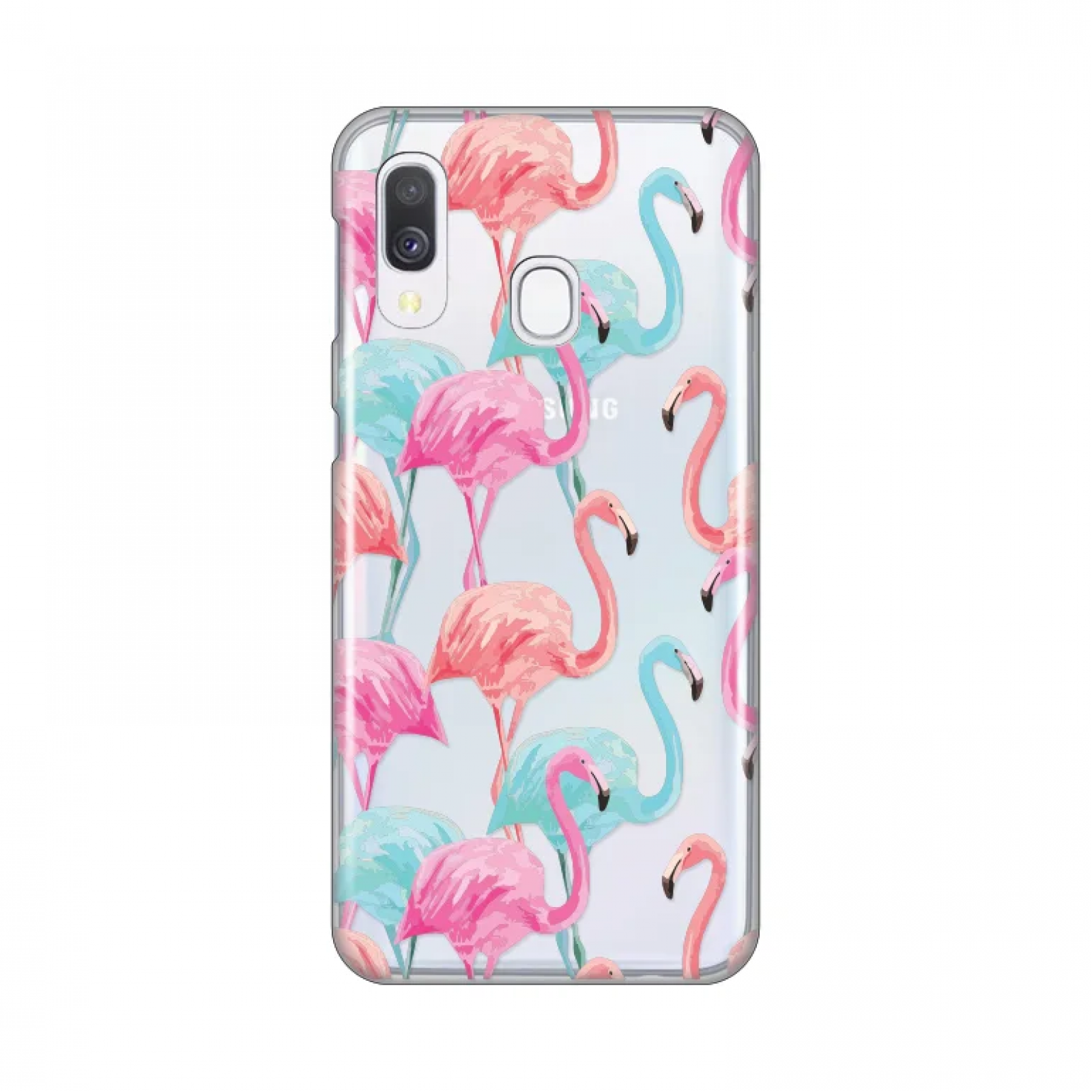 Гръб Teracell Print Skin за Samsung Galaxy A40 черен