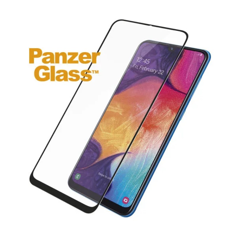 Стъклен протектор PanzerGlass за Samsung Galaxy A50 Case Friendly Черен