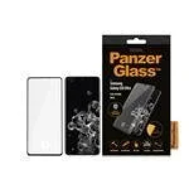 Стъклен протектор PanzerGlass за Samsung Galaxy S20 Ultra Case Friendly FingerPrint Черен