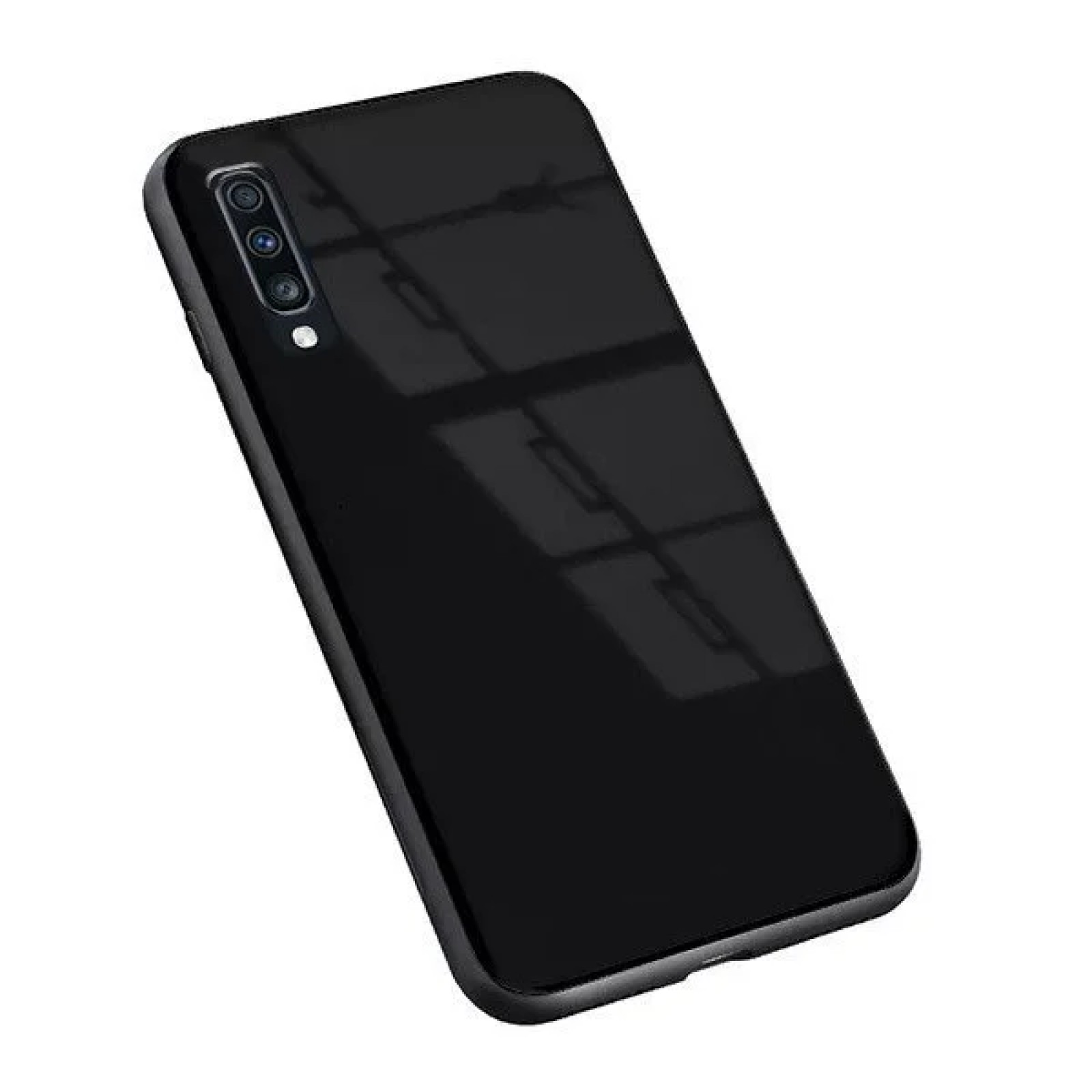 Гръб Teracell Glass Case за Samsung Galaxy A70 Черен