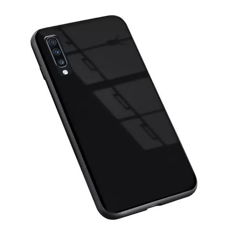 Гръб Teracell Glass Case за Samsung Galaxy A70 Черен