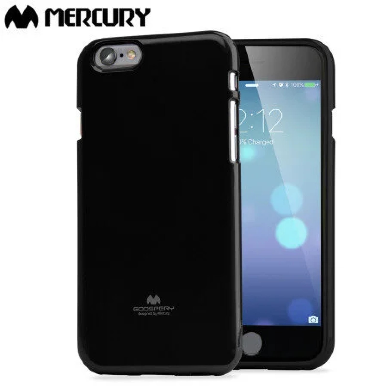 Гръб Mercury  за Apple iPhone 5/5S/SE Черен