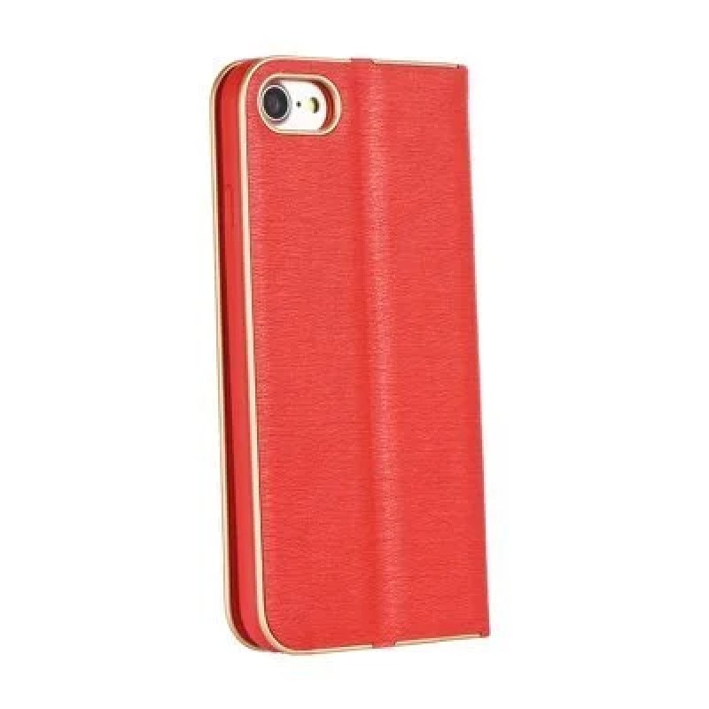 Гръб Luna Book Case за Samsung Galaxy A70 Сребърен