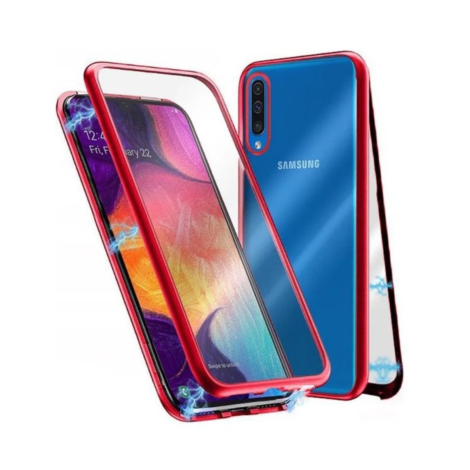 Гръб Teracell Magneto за Samsung Galaxy A30s/A50/A50s Червен