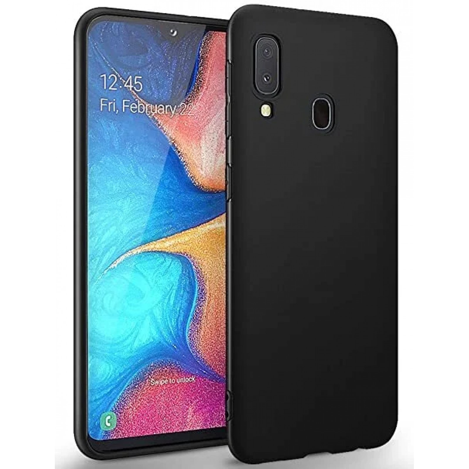 Гръб Teracell Summer за Samsung Galaxy A20e Черен