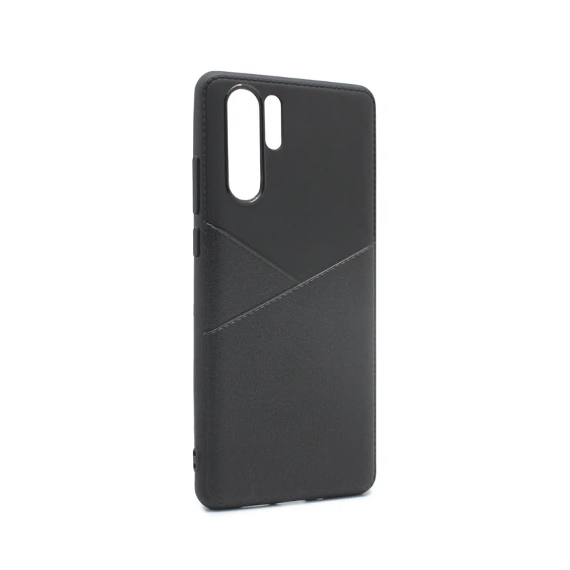 Гръб Teracell Leather за Huawei/ Honor P30 Pro Чер...