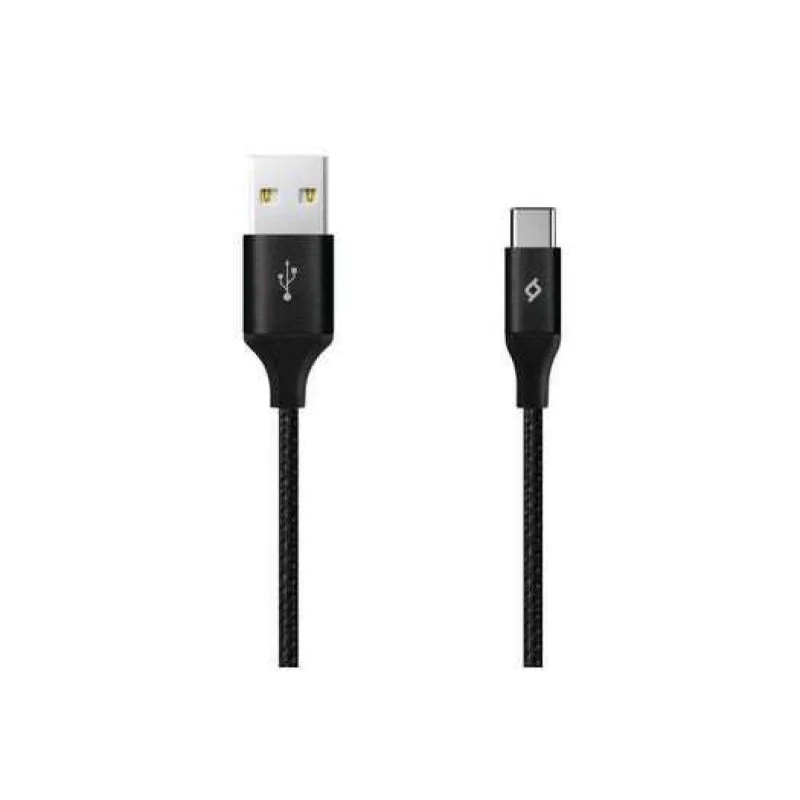 Кабел AlumiCable XL Type C 2.0 Charge/Data 2m - Черен,115576