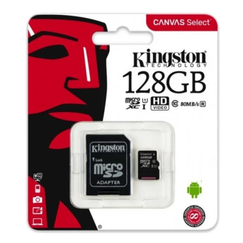 Мемори карта Kingston Ultra SDCS/128GBSP с адаптер...