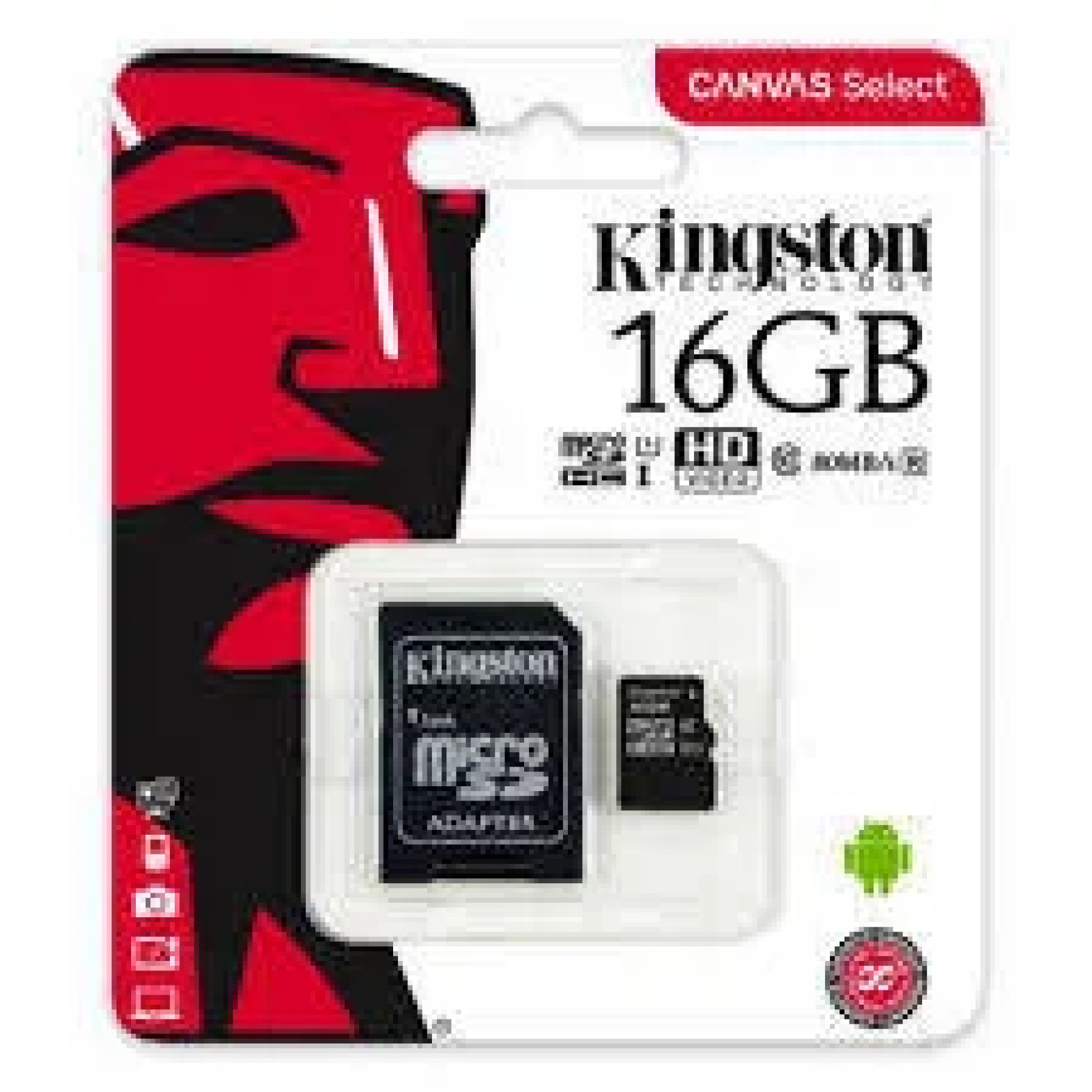 Мемори карта Kingston Ultra SDCS/16GBSP с адаптер