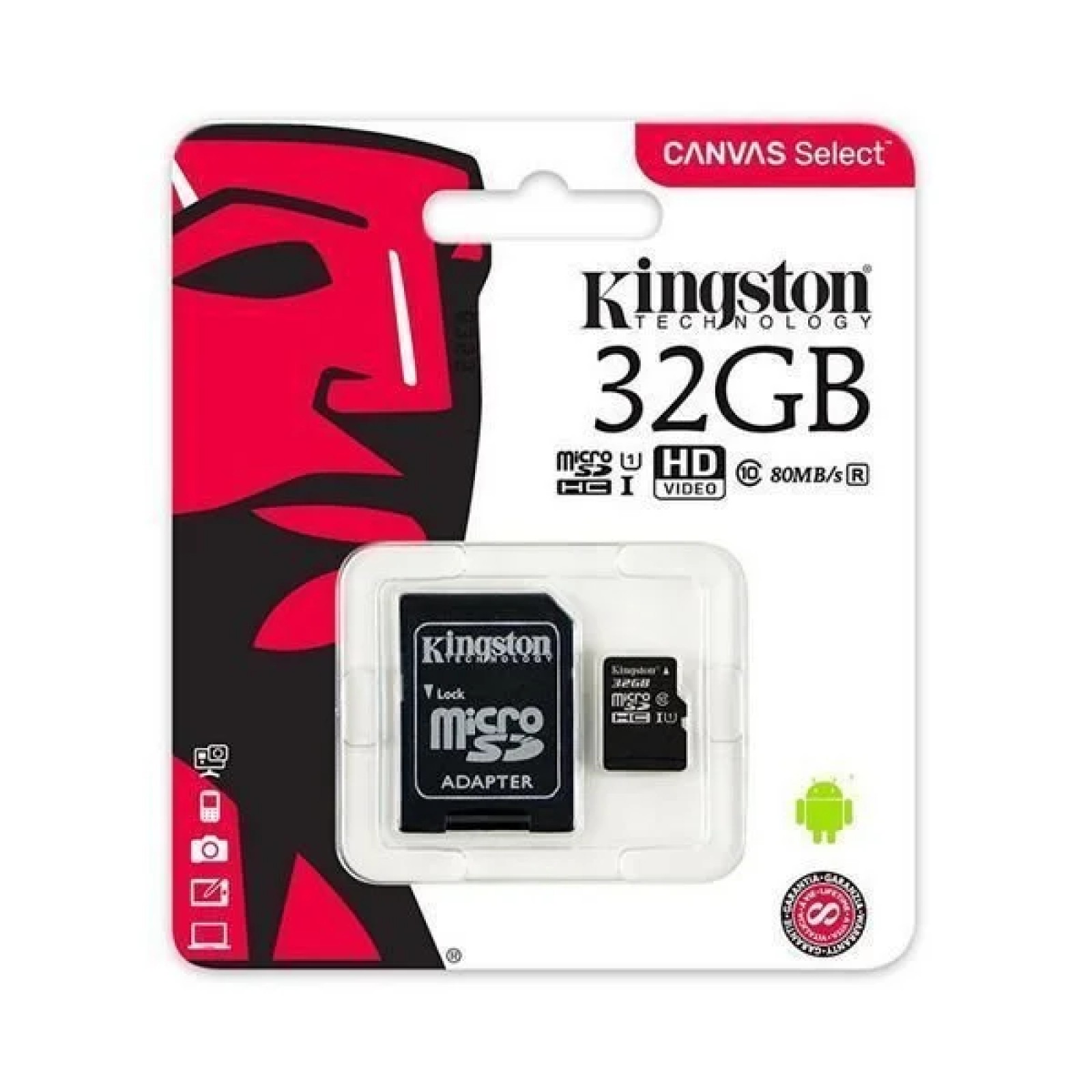 Мемори карта Kingston Ultra SDCS/32GBSP с адаптер