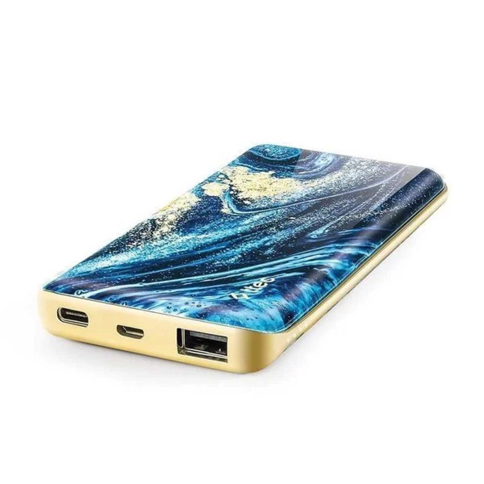 Външна батерия ArtPower Universal Mobile Charger 8.000 mAh,  Blue Marble,116269