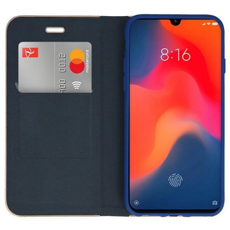 Гръб Vennus Book Case за Huawei/ Honor P30 Син...