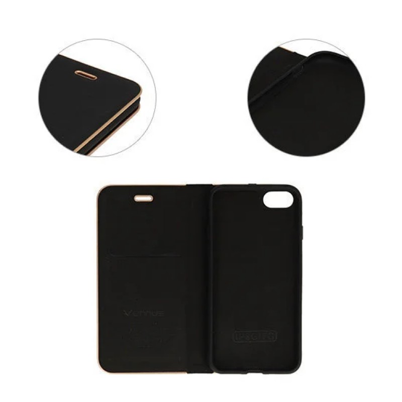 Гръб Vennus Book Case за Huawei/ Honor P30 Черен