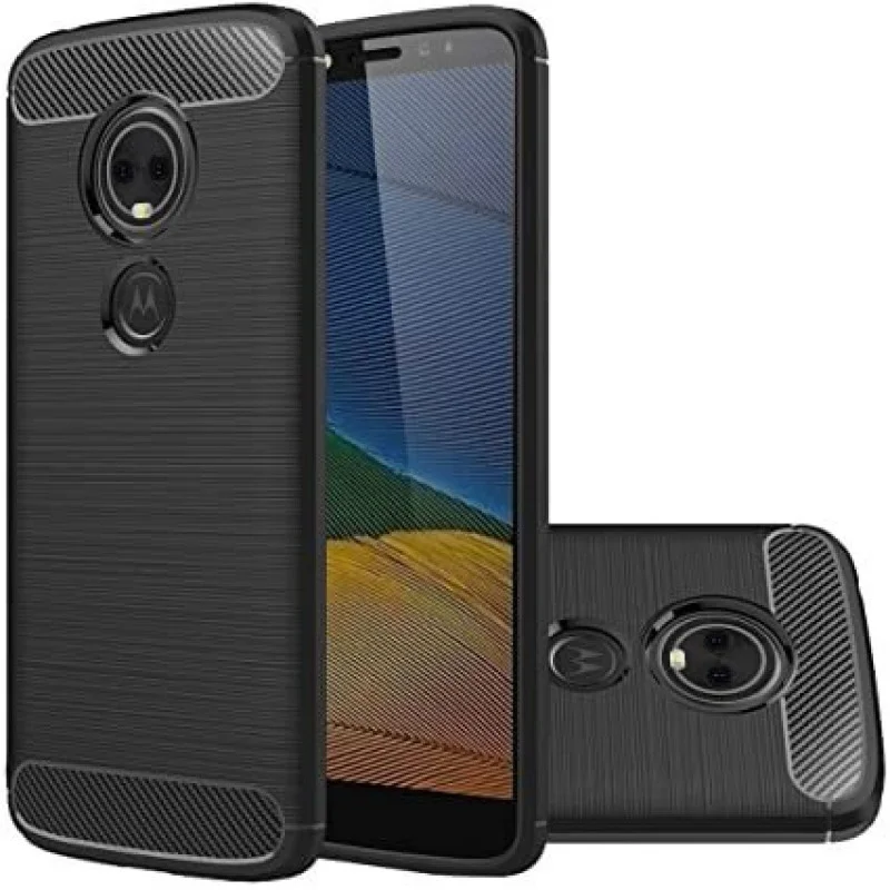 Гръб Teracell Carbon  за Motorola E4 Черен...