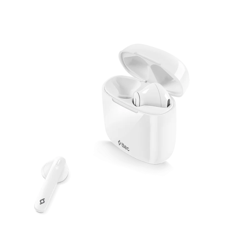 Bluetooth слушалки ttec AirBeat Lite  True Wireless Headsets - Бели, 117068