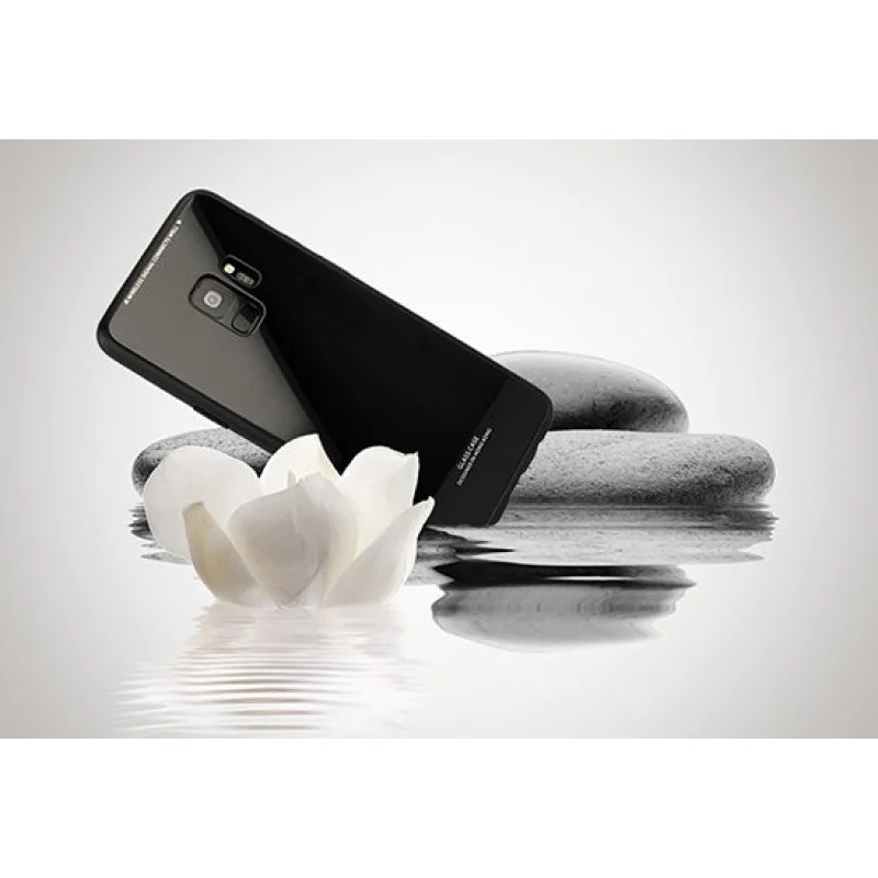 Гръб OEM Glass Case за Huawei/ Honor Y7 (2019) Чер...