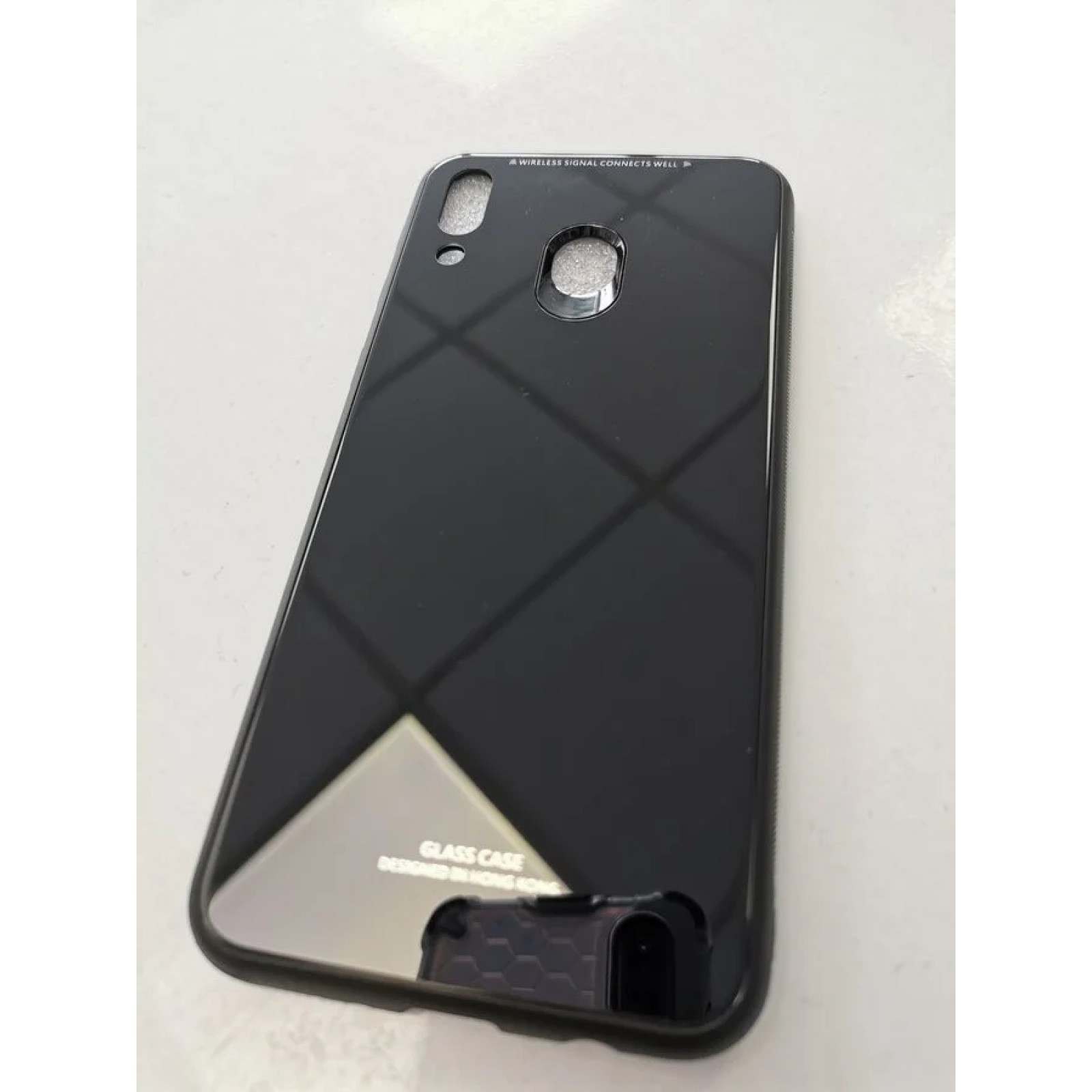 Гръб Forcell Glass Case за Samsung Galaxy M20 Черен