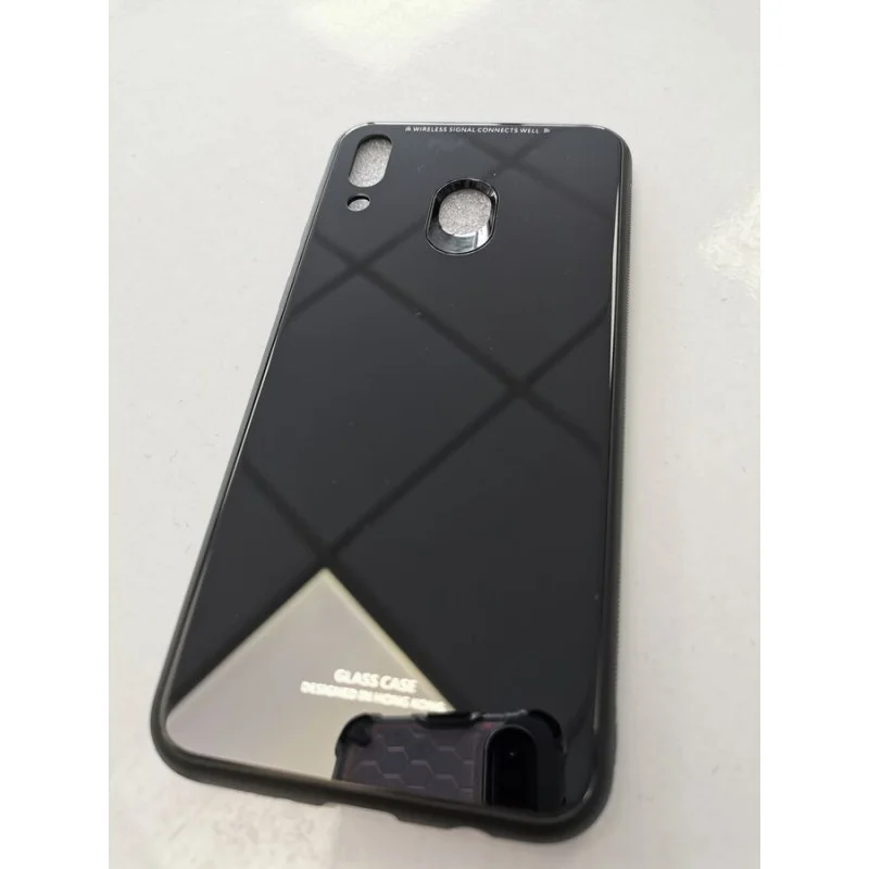 Гръб Forcell Glass Case за Samsung Galaxy M20 Чере...