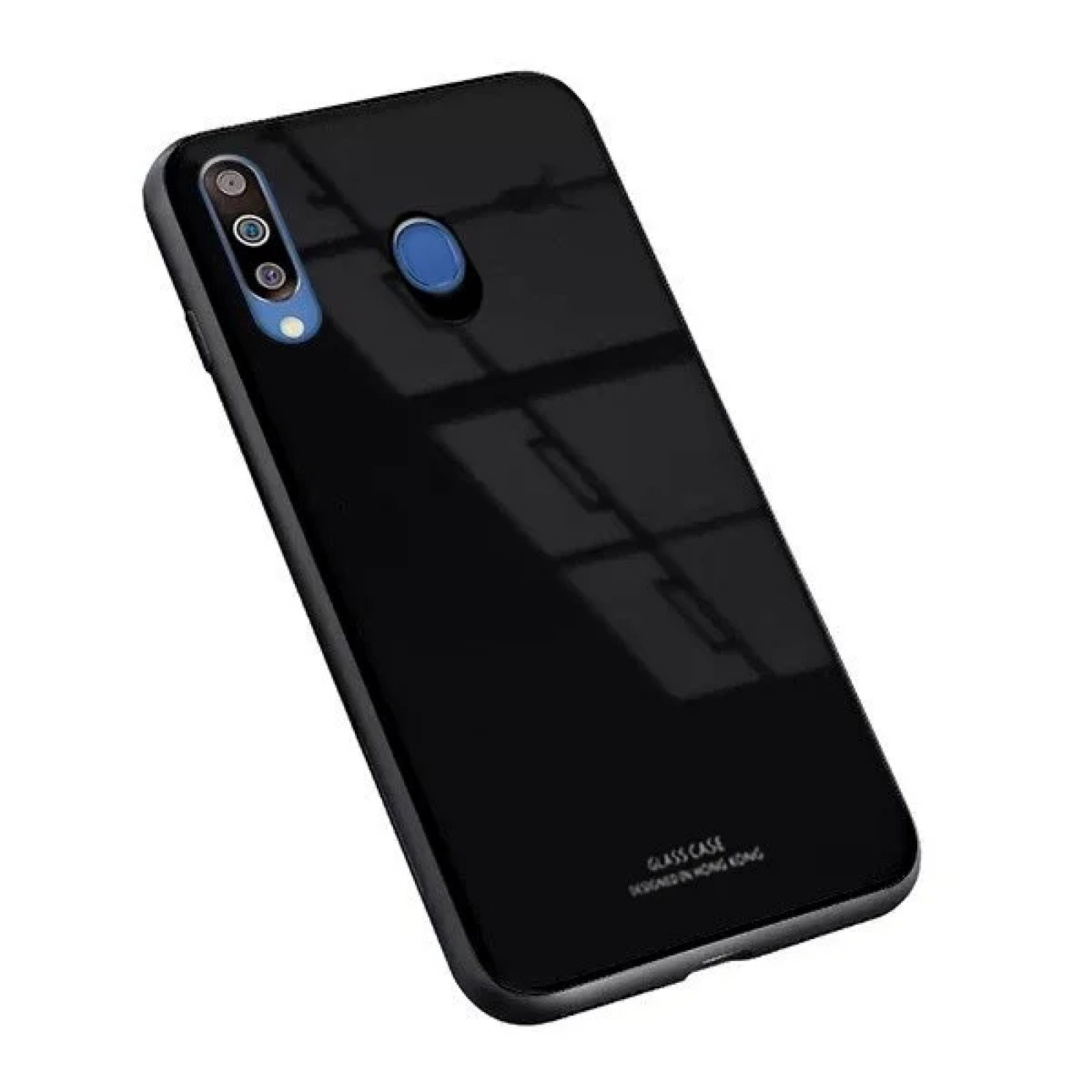 Гръб Forcell Glass Case за Samsung Galaxy M30 Черен
