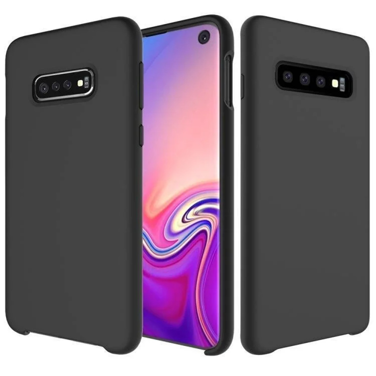 Гръб Vennus  за Samsung Galaxy S10 Черен