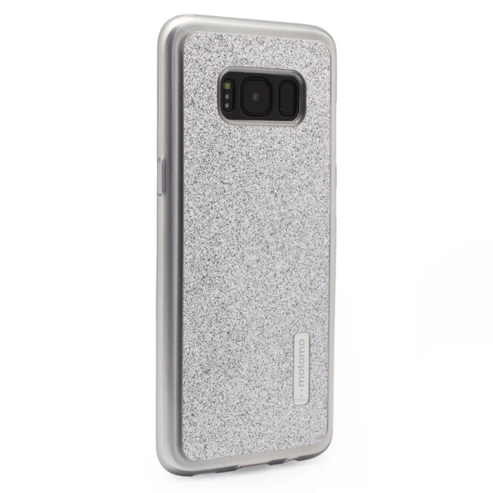 Гръб Motomo  за Samsung Galaxy S8 Plus Сребърен
