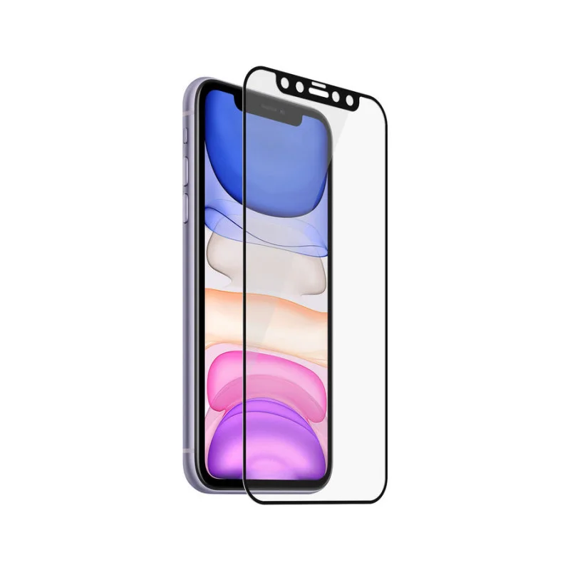 Стъклен протектор Safe. Apple iPhone XR/11 Case Friendly, Black