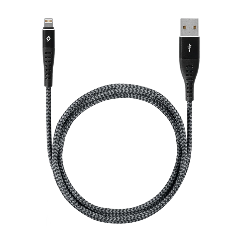 Кабел ttec ExtremeCable Charge / Data Cable , Lightining , 150 cm - Черен