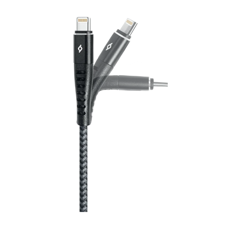 Кабел ttec ExtremeCable Charge / Data Cable , Lightining , 150 cm - Черен