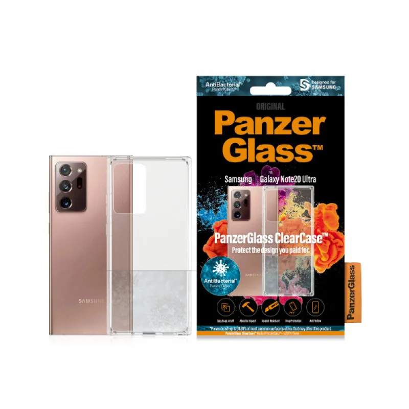 Гръб PanzerGlass AntiBacterial ClearCase за Samsun...