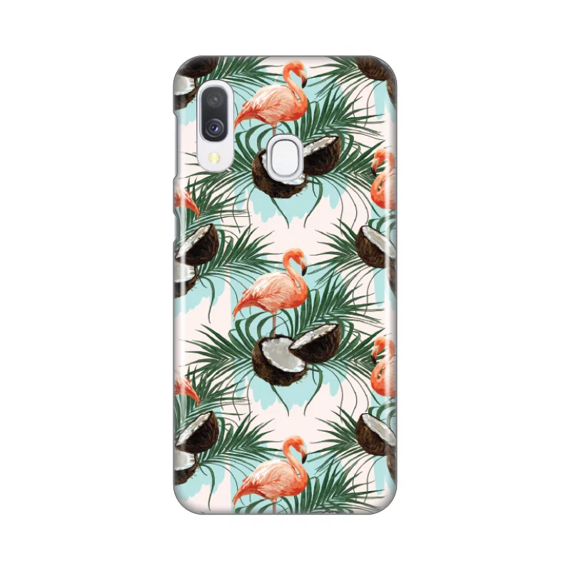 Гръб Teracell Print за Samsung Galaxy A40 Бял...
