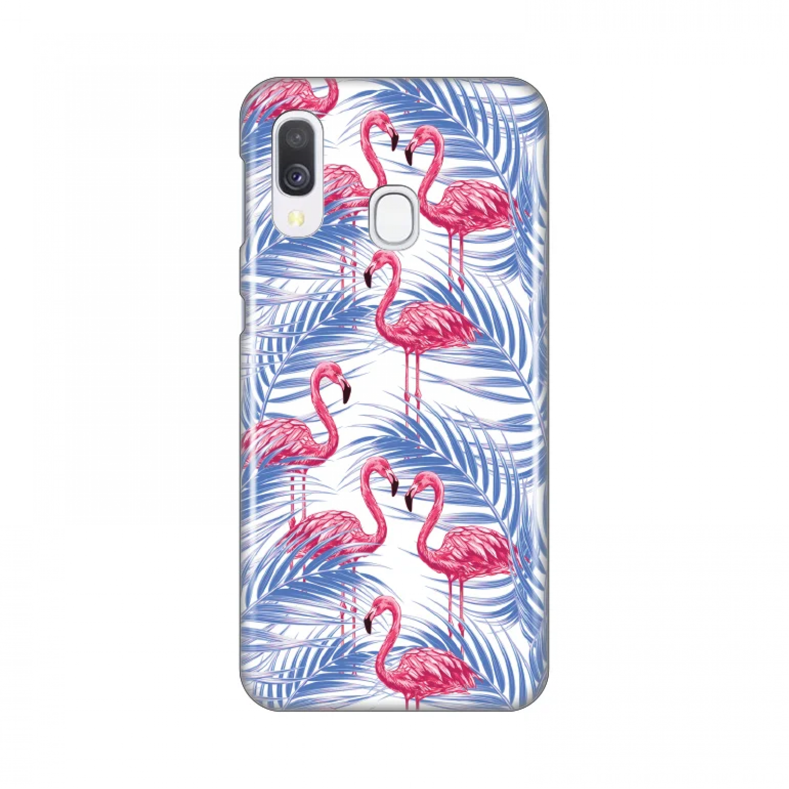 Гръб Teracell Print за Samsung Galaxy A40 Бял