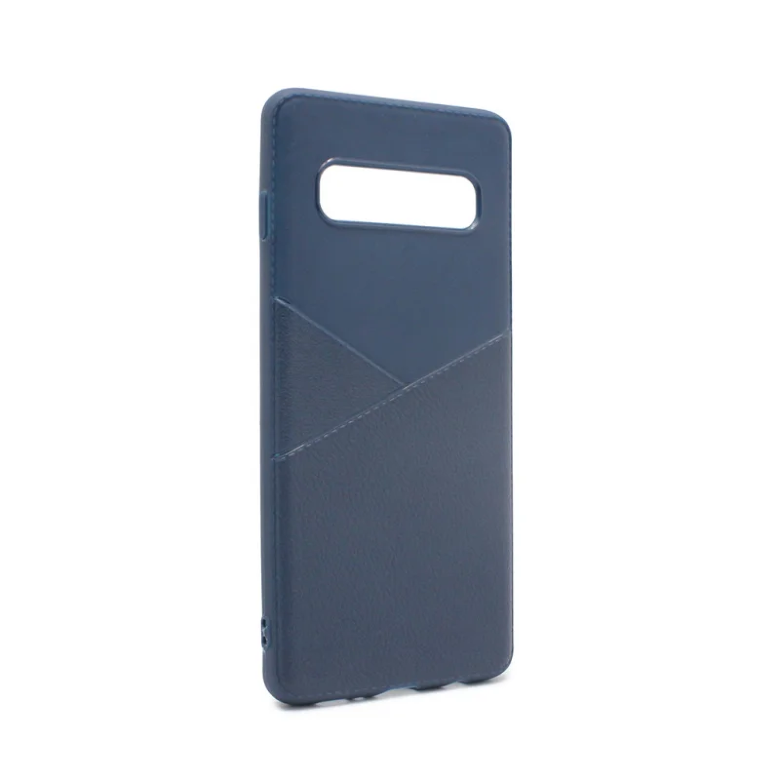 Гръб Teracell Leather за Samsung Galaxy S10 Син